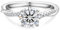 KRKC&CO Solitär Verlobungsringe Moissanite Damen, 1 ct Solitärring Eheringe, VVS1 D Farbe, 925 Silber Weißgold, Verlöbnis Hochzeitstag Jubiläum Geburtstag Geschenk für Frauen, 50 (15.9)
