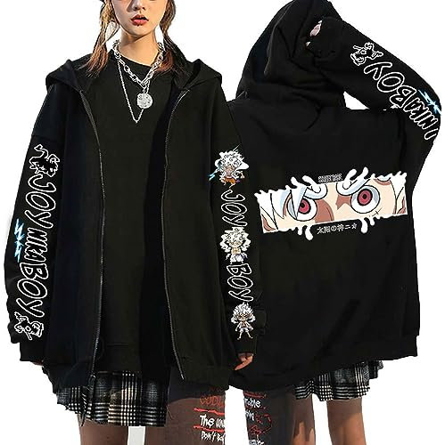 Ubeisy One Fashion Tony Chopper Nami Hoodie Japanese Anime Cosplay Long Shirt Autumn Winter Hoodies for Adult,032G,XXL1