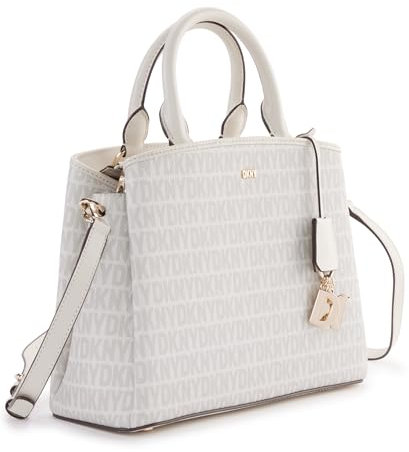 DKNY Women's Everyday Satchel Bag Satchell, Hemp/Pebble