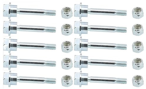 SECURA 10x Abscherbolzen kompatibel mit McCulloch MC12527ES 961920048 Schneefräse