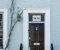 Personalised Rectangle Frosted Fanlight House Door Number Etched Glass Housewarming Sticker PG145