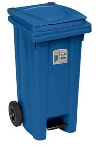 Buyglass Bidon chariot 120 litres différentes couleurs