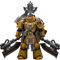 JOYTOY JT9145 Warhammer 40K The Imperial Fists, Imperial Fists Fafnir Rann 1/18 Action Figuren Modell