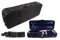 YoungMonic Custodia per viola 4/4, leggera, in nylon, rettangolare, portatile, per viola da 15 a 16 pollici, resistente, leggera, resistente (interno blu)