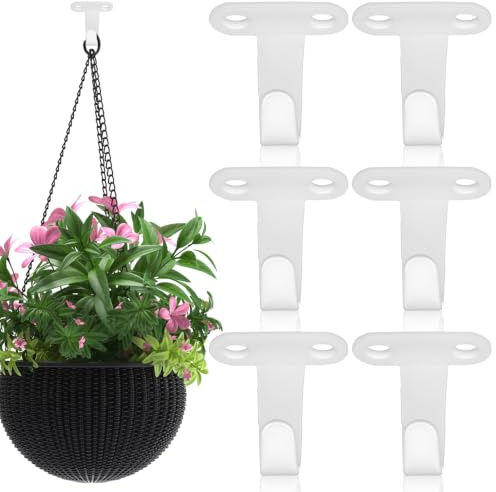 Alipis Deckenhaken Zum Anschrauben Metall Aufhängehaken 6Er Set 1.57 X 1.38 X 0.79 Zoll Für Tassen Lampen Blumenampeln Deko Küche Haushalt Wandmontage