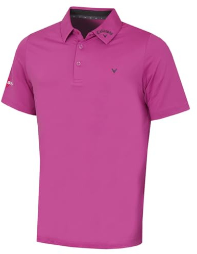 Callaway Golf Mens Chev Odyssey Polo Shirt - Purple Orchid - M