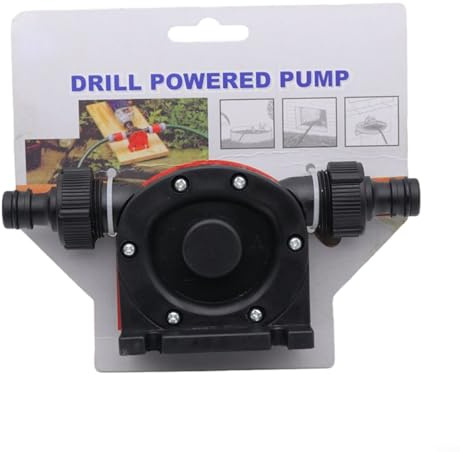 Fast and Easy Water Cleaning with Drill Powered Pump Syphon Attachment