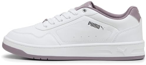 PUMA Damen Court Classy Sneaker, White Plum Jam Silver, 39 EU