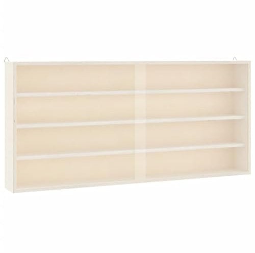 HEFZGDB Hängevitrine mit Schiebetüren 80x8,5x37 cm Badezimmer Wandregal Kleines Wandregal Küchenregal Wandbrett für Schlafzimmer Wohnbereich Küche Badezimmer