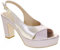 Valleverde 32523 Sandali Cerimonia Donna Sintetico Rosa Tacco Grosso 10Cm Suola Sintetico