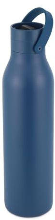 Circular&Co Recycled Stainless Steel Water Bottle 750ml – Midnight Blue – Reusable, Leakproof & BPA-Free
