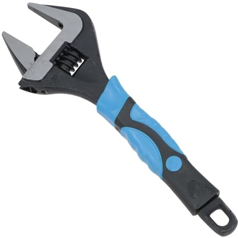 AB Tools 8 Inch Extra Wide Slim Jaw Adjustable Spanner Wrench 40mm Max Opening