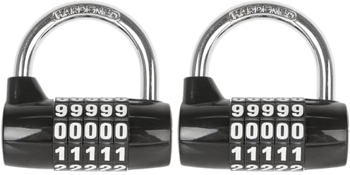 M-Wave PD 5 - Candado numérico (Paquete de 2)