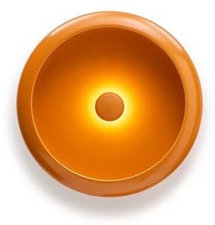Fatboy Oloha Large Wandlampe - Wandleuchte - Ø37,5cm - Sunny Orange | IP55, Lampe für Aussen und Innen, Dimmbare LED Wand Lampe mit Ladefunktion, 8 bis 90 Stunden Betrieb, 2200K Außenlampe