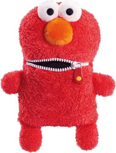 Schmidt Spiele 42559 Sorgenfresser, Elmo, 20 cm, Plüschfigur, Rot | Sesamstrasse
