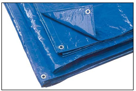 Utilia Telo Occhiellato Telone Antistrappo Multiuso mt. 3x3 Bianco