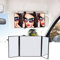 STYDDI Auto Make-up Spiegel, Universal Sonnenblende Spiegel, klappbarer Kosmetikspiegel, Kosmetikspiegel mit elastischem Riemen auf Sonnenschutzspiegel oder Rückspiegel