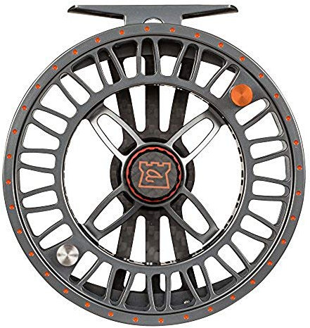 Hardy Unisex-Erwachsene Ultralite MTX Fliegenrolle, Titan/Orange, 5/6/7
