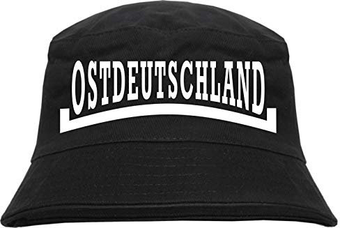HB_Druck Ostdeutschland Linie Fischerhut - Bucket Hat L/XL Schwarz