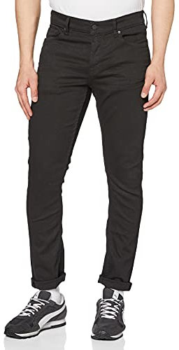 Only And Sons Loom Uomo Jeans Nero W32L32 99% Cotone, 1% elasthane Slim Fit