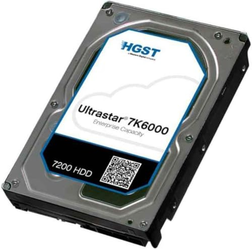 HGST Ultrastar 7K6000 4TB Interne Server Festplatte HUS726040ALA614 3,5 Zoll HDD SATA 6Gb/s 7200RPM 128MB Cache