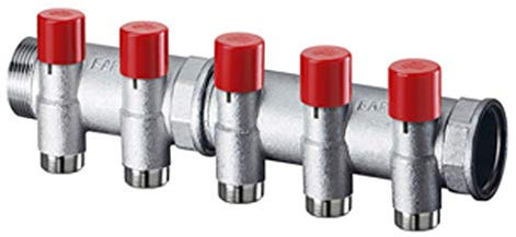 Collettore Di Bilanciamento 6 Vie 1 M-f Attacco Rame 3923 106 Far