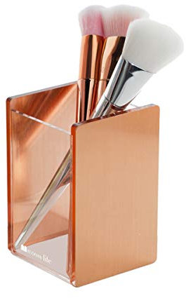 Moosy Life ML23 Rose Gold Makeup Brushes Holder Desktop Organiser Moonlight Series