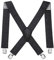 Bretelles pour hommes larges 5cm avec 4 pinces métalliques extra fortes longues, gris élastique réglable en forme de X taille unique pour adultes hommes hommes femmes hommes (xxl 120cm)
