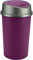 KetoPlastics KITCHEN BIN Touch Top Bin for Home Office School Kitchen Bathroom Freestanding Round 45 Litre Portable Bin with Removable Lid - - PLUM