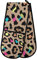 PUXUQU Oven Gloves Double Oven Mitts Gloves, Colourful Leopard Print Heat Resistant Oven Gloves for Baking BBQ Kitchen Cooking Gloves