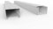 Goulotte Pro avec trous au sol, goulotte de câble 2 m 80 x 60 mm – 2 x 1 m, blanc – blanc