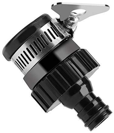 Pwshymi Connecteur de Tuyau, Adaptateur de Robinet sans Filetage Mélangeur Cuisine Jardin Tuyau Raccord Pince Adaptateur Robinet Outdoorliving