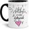Berufe Tasse - Weltbeste Klavier Lehrerin - Geschenk für die weltbeste Musiklehrerin, Musikunterricht, Lehrerin - Keramik Innen & Henkel Schwarz, 300 ml I Klavier