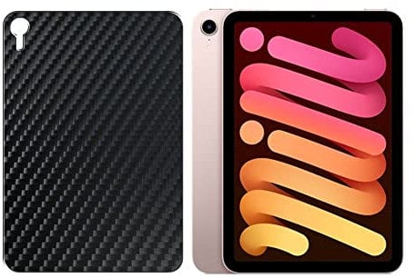 Vaxson 2 Stück Rückseite Schutzfolie, kompatibel mit iPad mini 6 2021 6th Gen 8.3 Tablet, Schwarz Backcover Skin Cover Haut [nicht Displayschutzfolie Hülle Case ]