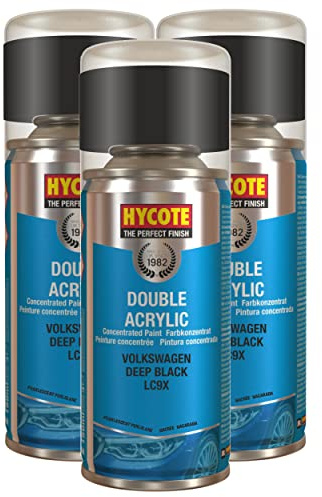 Hycote Volkswagen Deep Black (Pearlescent) 150ml (Pack of 3)