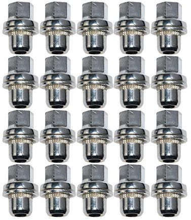 Huiruhy 20*Edelstahllegierung Radmutter LR068126 Kompatibel mit L322 2006-2012 RRD500290, RRD500590