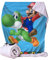 Nemesis Now Super Mario Überwurf, Mario und Yoshi, 100 x 150 cm, Blau