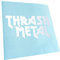 Kiwistar - Autoaufkleber - Mattweiss - 24x12cm Thrash Metal Hardcore Heavy Death - Heckscheibe Auto Aufkleber wetterfest für Kfz LKW Mofa Truck - Sticker außen selbstklebend Tuning Zubehör für
