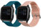 kwmobile Bracelet Compatible avec Garmin Venu Sq Music/Sq - Set 2X Bracelet de Rechange en TPU Taille S pour Fitness Tracker
