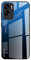 Dedux Coque pour Honor 90 Lite, Etui Dégradé de Couleur Verre Trempé Back Coque + Souple Silicone TPU Case Cover Protection Antichoc Housse (Bleu/Noir)