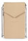 LANCASTER | Foulonné PM - Pochette smartphone Cuir de Vachette Grainé Beige foncé