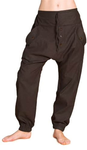 PANASIAM Yogipants 02, Cotton, Brown XXL