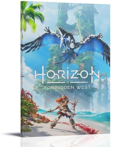ENILSA Horizon Forbidden West Comic-Leinwand-Poster, dekoratives Gemälde, Leinwand-Wandposter und Kunstdruck, modernes Familienschlafzimmer-Dekor-Poster, 60 x 90 cm