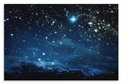 FOCCAR Schöne Galaxie Wandkunst Leinwand Drucke Weltraum Galaxie Natur Universum Bilder auf Leinwand Poster Wanddekoration für Heimdekorationen