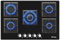 IsEasy - Placa de cocina de gas de 5 fuegos mesa de cocción de gas 77 cm 10500 W