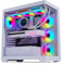 Spirit Of Gamer - Spark Artic, Case PC Gaming RGB Aquarium, Compatibile ATX/mATX/mITX, 6 Ventole ARGB da 120 mm incluse, Torre Gaming Vuota con Pannello Frontale e Laterale in Vetro Temperato da 4 mm
