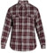 Vasego Men’s Flannel Shirt, Long Sleeve Regular Fit Cotton Lumberjack with Button-Down Pockets – Classic, Soft, and Comfortable Plaid Shirt for Everyday Wear Burgandy