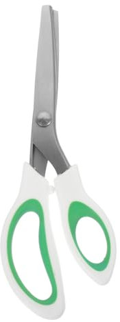 HAPINARY Professionelle Zickzack-schneiderscheren Für Bekleidungsherstellung Ergonomische Griffe Für Stoffe Und Mehr Langlebige Edelstahlklingen Grün