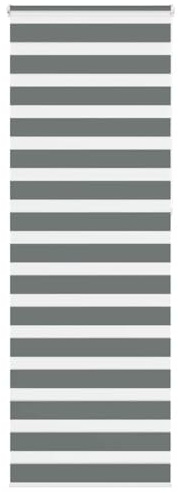 vidaXL Doppelrollo Dunkelgrau 90x230 cm Stoffbreite 85,9 cm Polyester