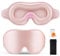 NEUTYPECHIC Schlafmaske für Herren Frauen, 3D Total Licht blockierende Augenmaske, Bequem Schlafbrille Verstellbar Gummiband, Schlafmasken für Reisen, Nickerchen (Pink)